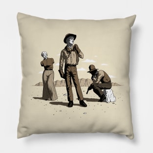 Stone-Cold Western Pillow