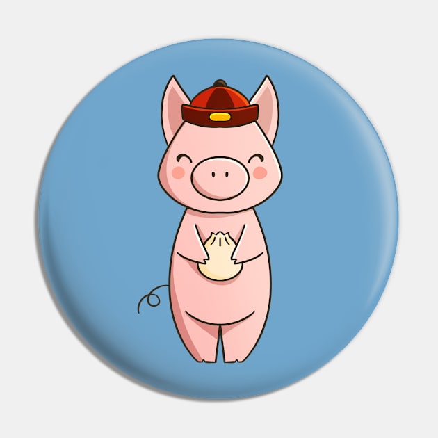 Chinese Zodiac - Pig Pin by Griffywings