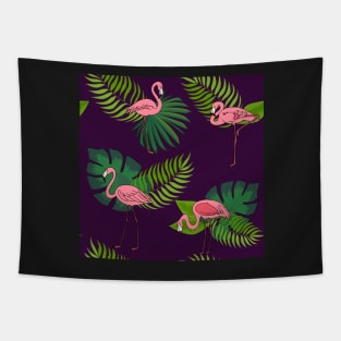 Flamingo Seamless Pattern Tapestry