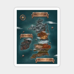 Prythian Map (ACOTAR) Magnet