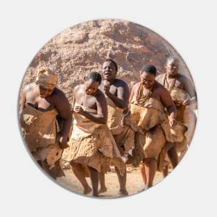 Namibia. Damara Living Museum. Dancing Women. Pin