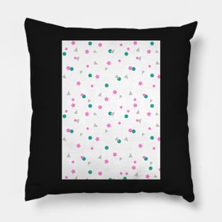 Small Colorful Shapes Pillow