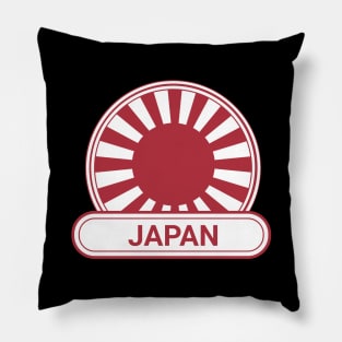 Japan Navy Badge - Japan Flag Pillow