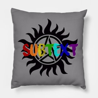 SUBTEXT Supernatural SPN Pillow