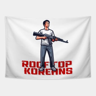 Rooftop Koreans Tapestry