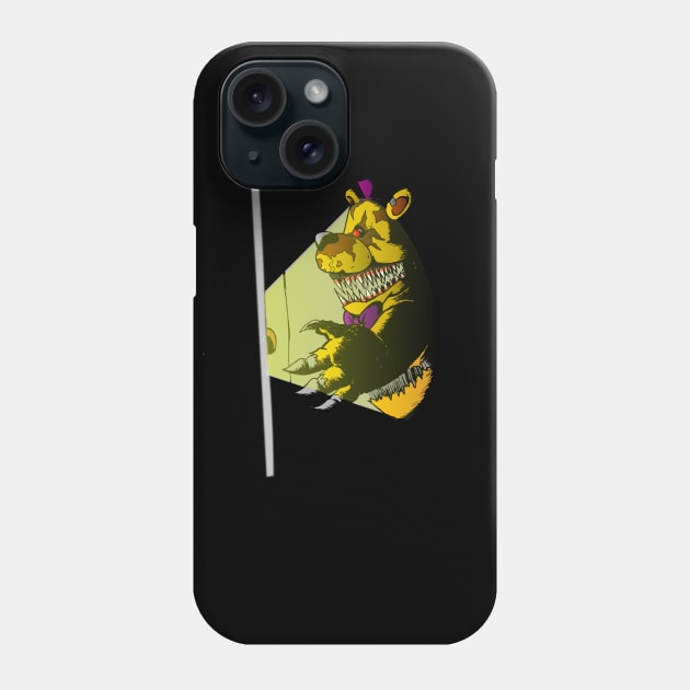 nightmare fredbear Phone Case by oria