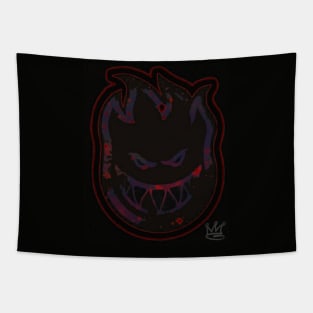 "Sinister FlameFace" Tapestry