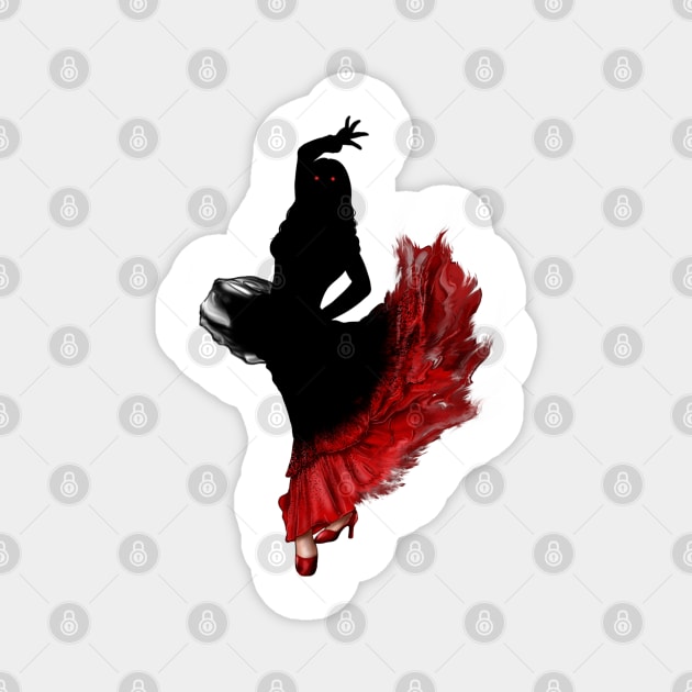 dancing tango witch Magnet by AndreyG