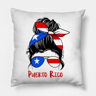 Puerto Rican Girl Puertoriqueña Puerto Rico Girl Pillow