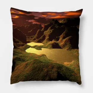 The Golden Lake Pillow