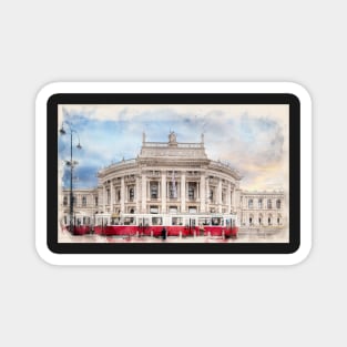 Imperial Court Theatre in Vienna, Austria Magnet