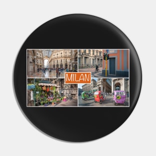 Milan Collage Pin