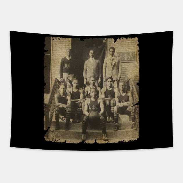 Alpha Phi Alpha Fraternity Inc. Basketball Team C, 1926 Tapestry by Wendyshopart