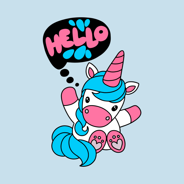 Hello Unicorn by Mashmuh