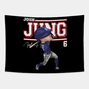 Josh Jung Texas Cartoon Tapestry