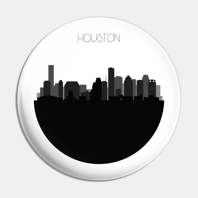 Houston Skyline V2 Pin by inspirowl