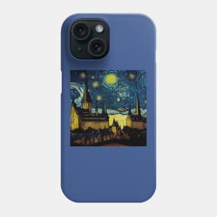 Starry Night Wizarding School Van Gogh Phone Case