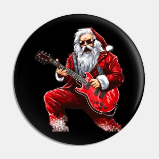 Guitar Santa Pin