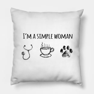 Im A Simple Woman Pillow