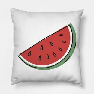 Fresh Slice Watermelon Lover Tee Pillow