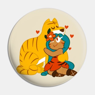 Tiger Lily and Butter Tiger Pin