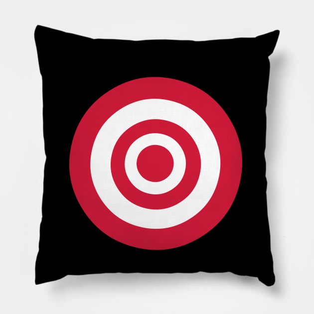 Bullseye Target Pillow by sweetsixty