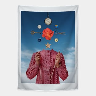 All I Need - Surreal/Collage Art Tapestry