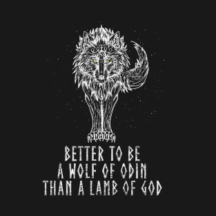 Wolf of Odin Viking Nordic Norse Mythology Scandinavian T-Shirt