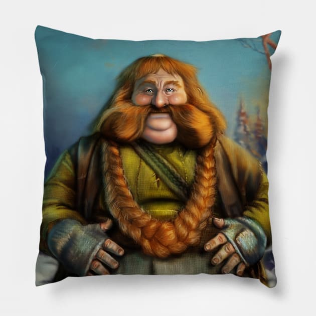 Bombur Pillow by Artofokan