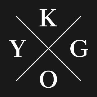 K Y G O - DJ Logo (White) T-Shirt