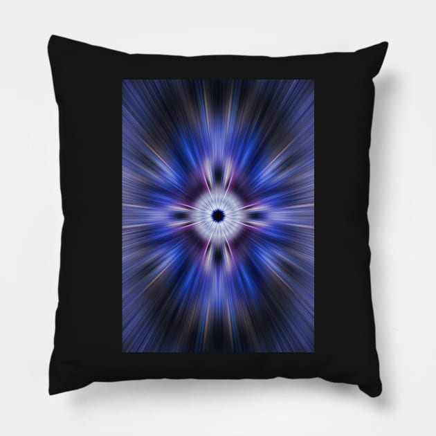 Blue Seer Pillow by randymir