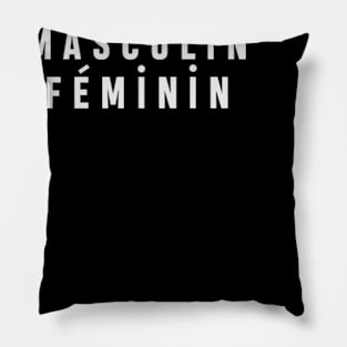 Masculin feminin Pillow