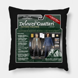 Deleuze & Guattari Action Figure 2-Pack Pillow