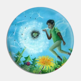 Spring Timekeeper Fairy Pin