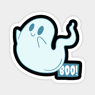 Halloween boooo cute ghost Happy Halloween Magnet