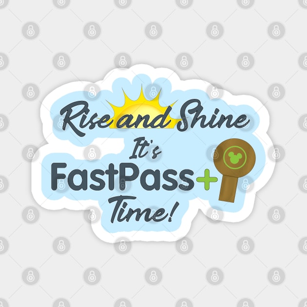 It's FastPass Time Magnet by MPopsMSocks