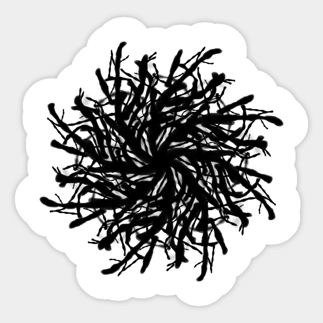 Pattern Cryptic Spren 2 Black Spren Sticker Teepublic