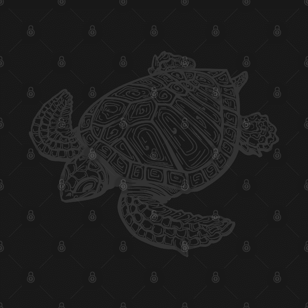 Sea Turtle  Tattoo Illustration by devaleta