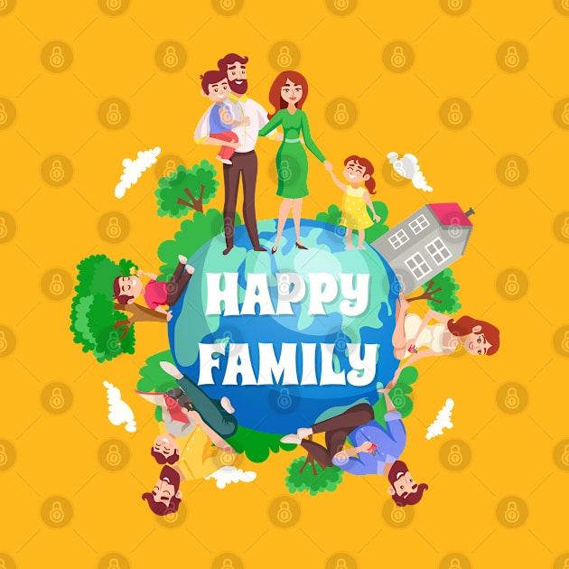 Happy Family by Mako Design 