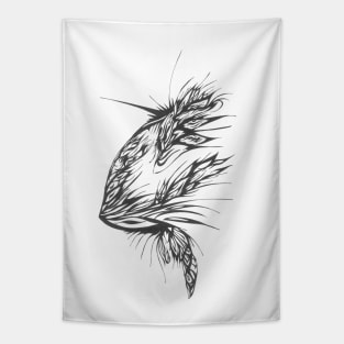 147 Unique Black White Abstract Tapestry