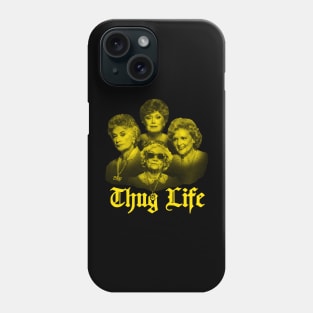 thug life golden Phone Case