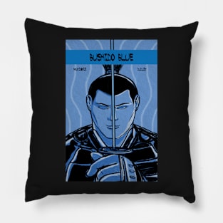 Bushido blue Pillow