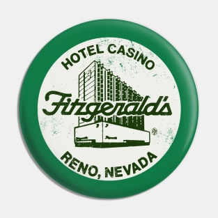 Retro Vintage Fitzgerald's Hotel Casino Las Vegas Pin