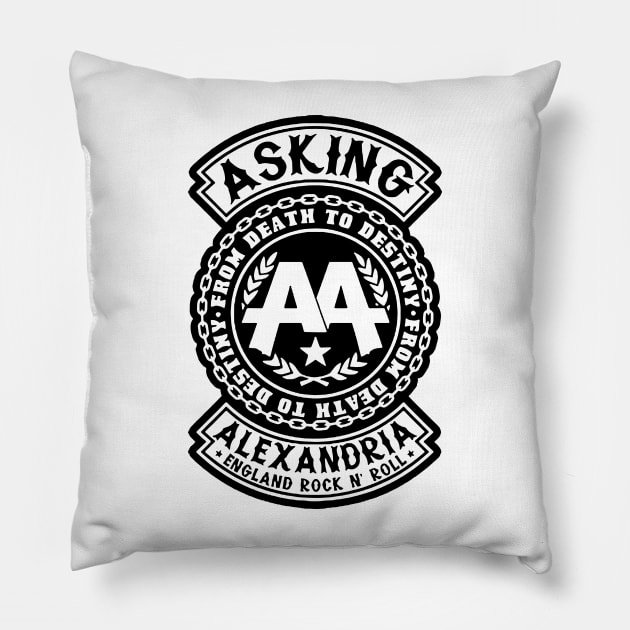 Asking Alexandria Pillow by chloewilder.xyz