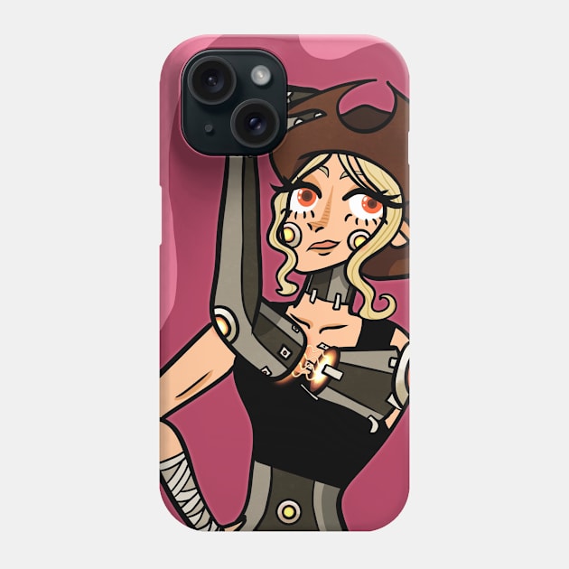 Cowgirl Cyborg Phone Case by Mqed