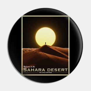 POSTCARD: SAHARA DESERT. Pin