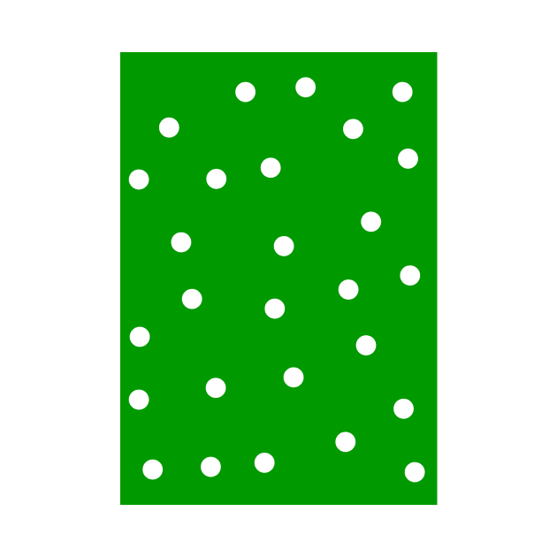 Polka Dots | Polka Dot Green and White | Artistic Design by Gizi Zuckermann Art