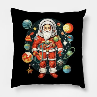 Vintage Space Cadet Santa Pillow