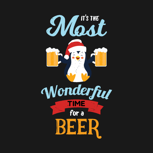 Its The Most Wonderful Time For A Beer Xmas Party Drinking by GDLife