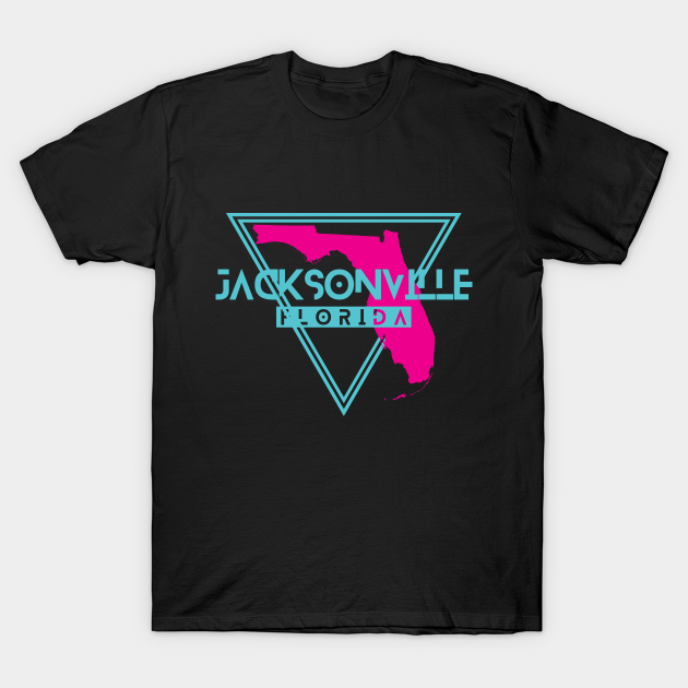 Discover Jacksonville Florida Retro Triangle FL - Jacksonville - T-Shirt